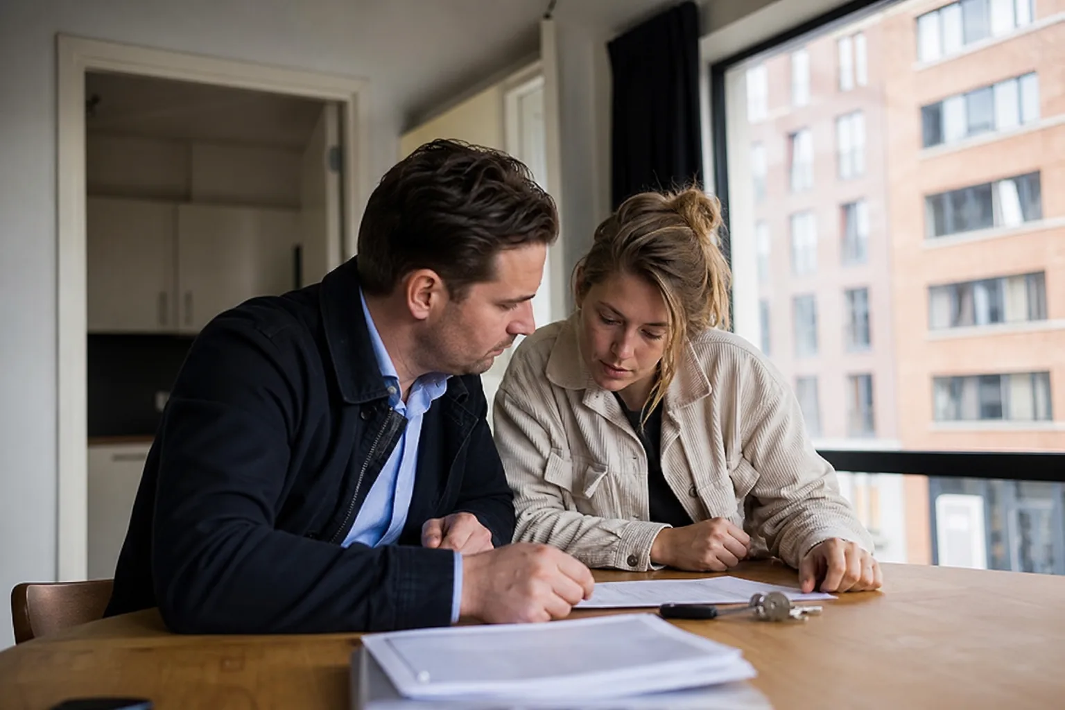 Een Nederlandse woning met sleutels en papieren. Beeld bij het artikel: Hoeveel bandbreedte moet je in een kostenraming aanhouden zonder dat je jezelf vastlegt?